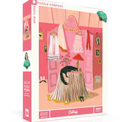 New York Puzzle Company New York Puzzle Co. Janet Hill: Catnip Puzzle 1000pcs