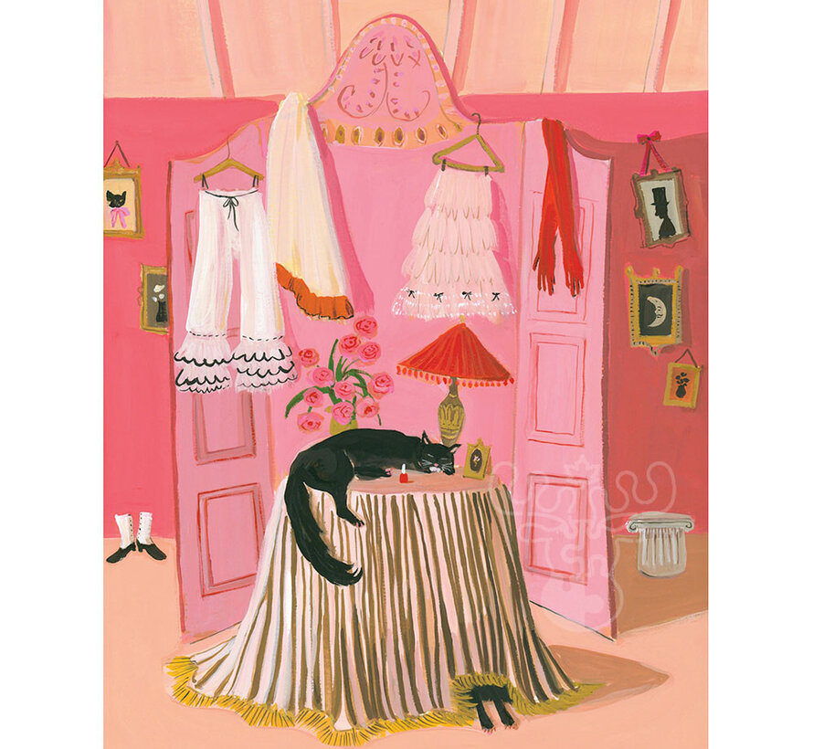 New York Puzzle Co. Janet Hill: Catnip Puzzle 1000pcs