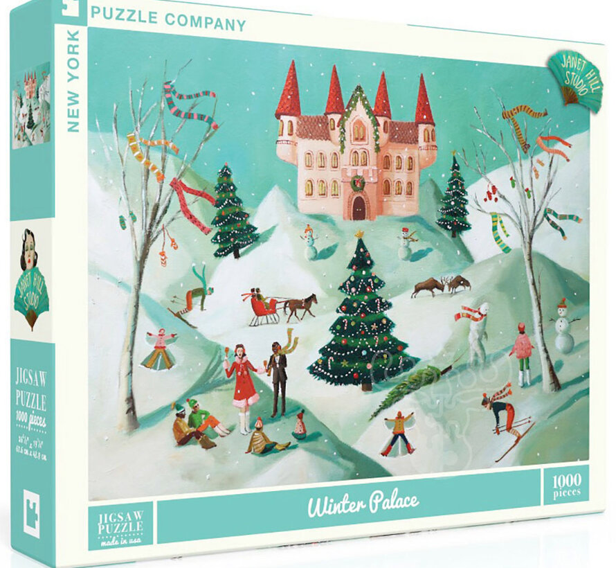 New York Puzzle Co. Janet Hill: Winter Palace Puzzle 1000pcs