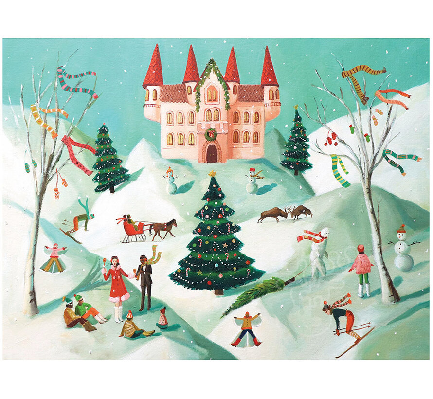 New York Puzzle Co. Janet Hill: Winter Palace Puzzle 1000pcs