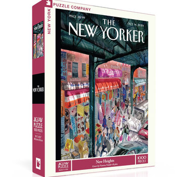 New York Puzzle Company New York Puzzle Co. The New Yorker: New Heights Puzzle 1000pcs