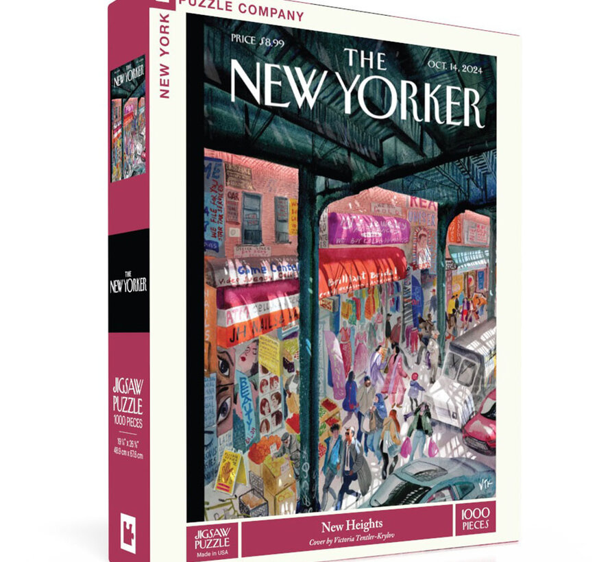 New York Puzzle Co. The New Yorker: New Heights Puzzle 1000pcs