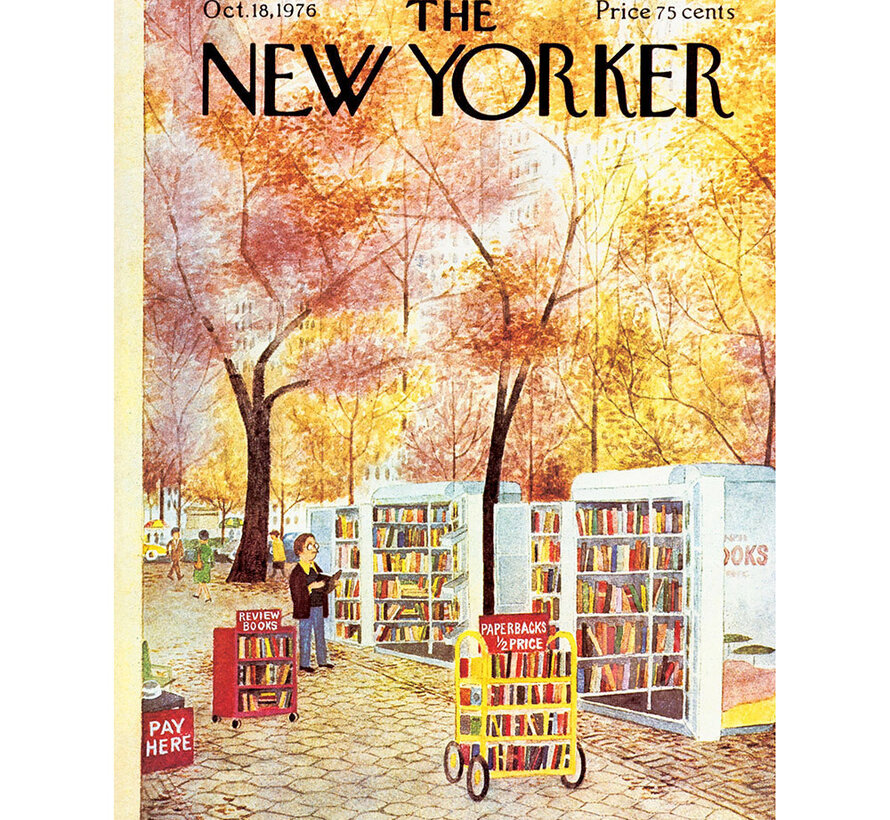 New York Puzzle Co. The New Yorker: Parkside Pages Puzzle 1000pcs