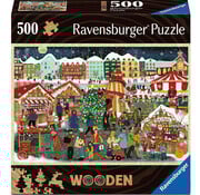 Ravensburger Ravensburger Christmas Market Wooden Puzzle 500pc