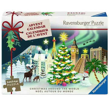 Ravensburger Ravensburger Christmas Around the World Advent Calendar Puzzle 24 x 54pcs