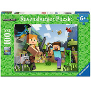 Ravensburger Ravensburger Minecraft: Steve and Alex Puzzle 100pcs XXL