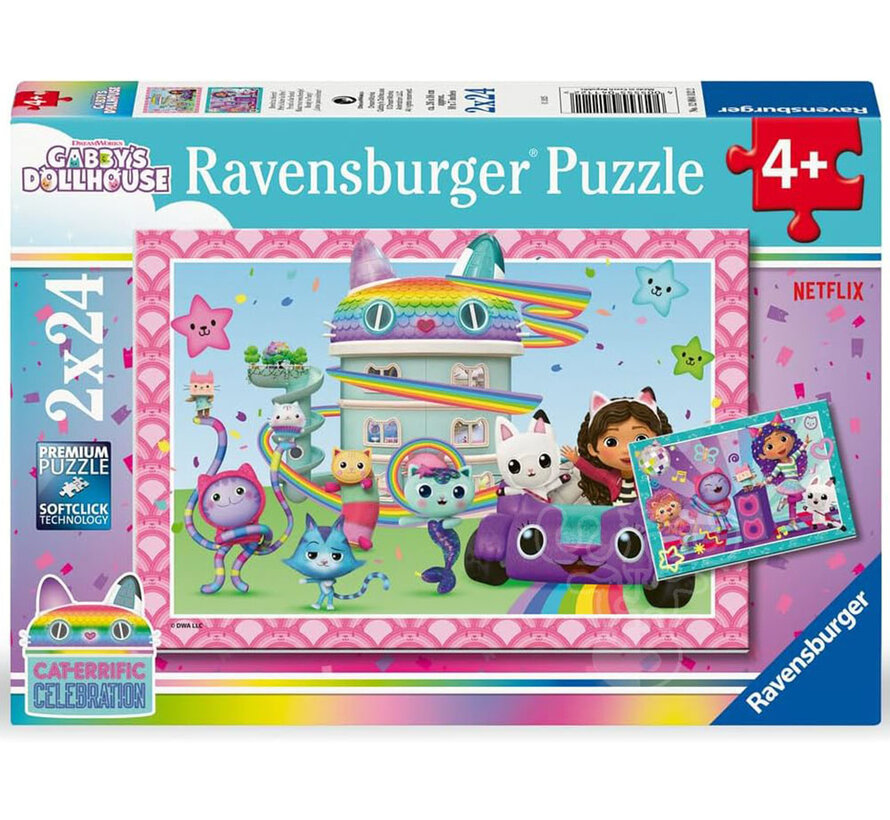 Ravensburger Gabby's Dollhouse Puzzle 2 x 24pcs