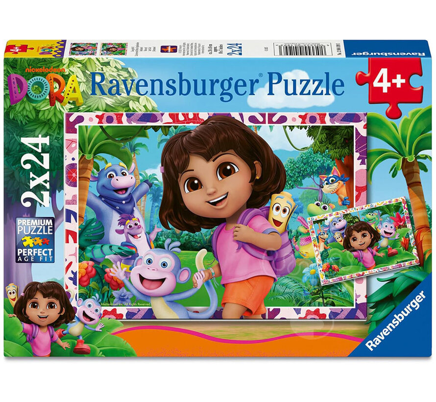 Ravensburger Dora the Explorer Puzzle 2 x 24pcs