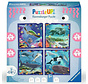 Ravensburger Puzzle Up Ocean Life Puzzle 64, 72, 81, 90pcs