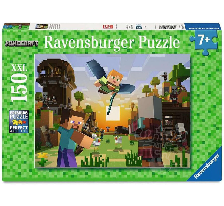 Ravensburger Minecraft: Construction and Adventure Puzzle 150pcs XXL