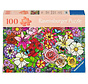 Ravensburger Feel Well & Puzzle: Tiffany Flowers Puzzle 100pcs XL