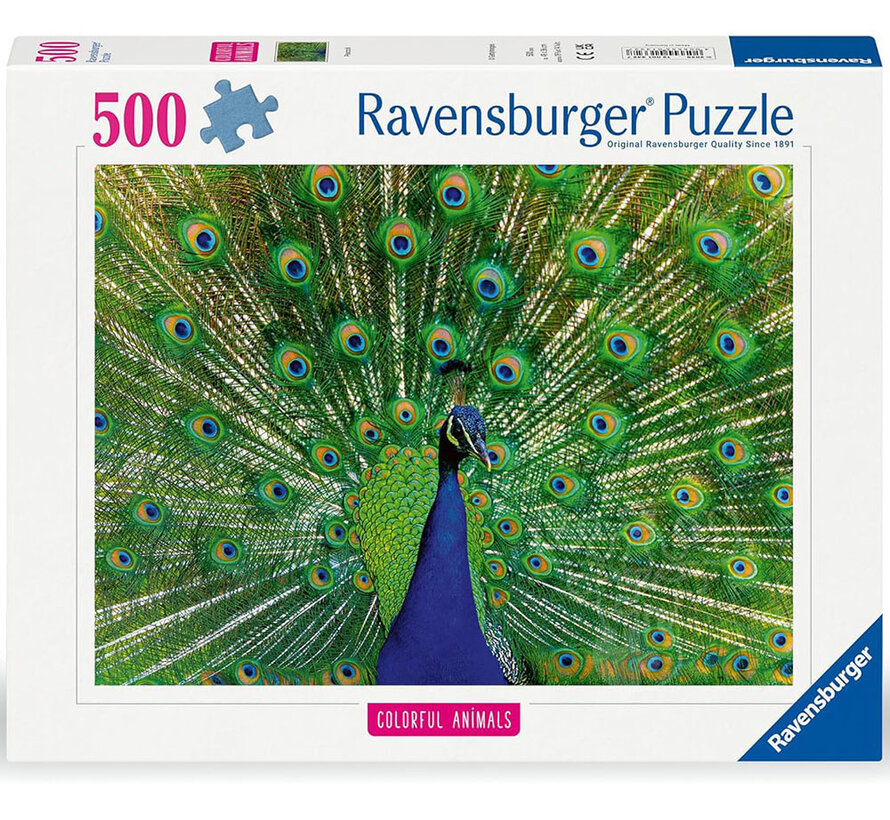 Ravensburger Peacock Puzzle 500pcs