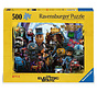 Ravensburger The Electric State: Drones Never! Bots Forever! Puzzle 500pcs