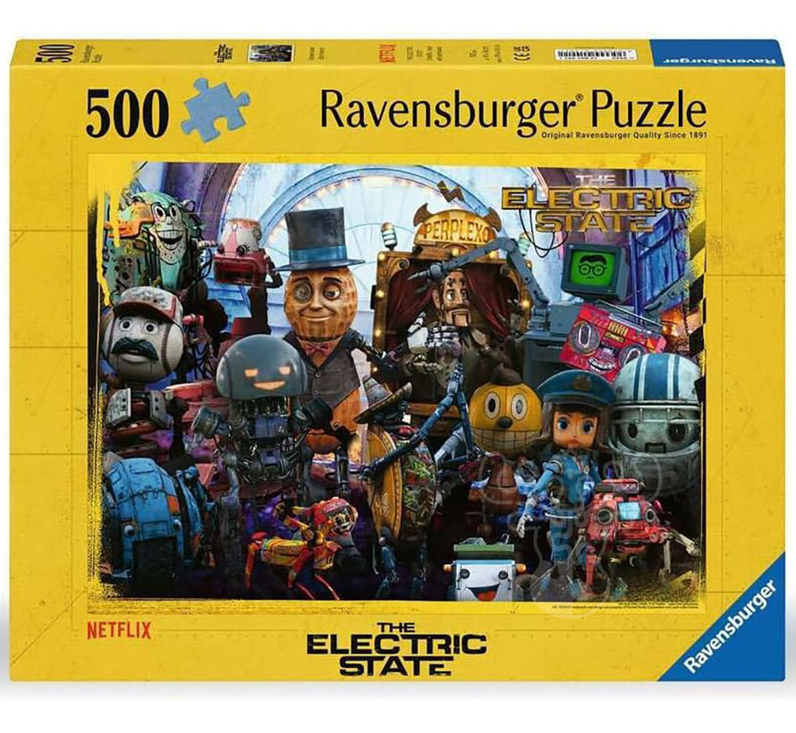 Ravensburger The Electric State: Drones Never! Bots Forever! Puzzle 500pcs