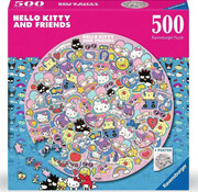 Ravensburger Ravensburger Hello Kitty: A whirlwind of sweetness Round Puzzle 500pcs