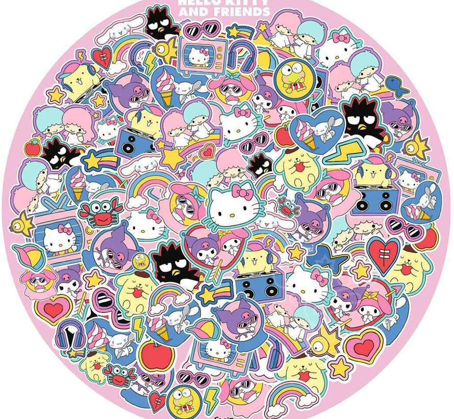 Ravensburger Hello Kitty: A whirlwind of sweetness Round Puzzle 500pcs