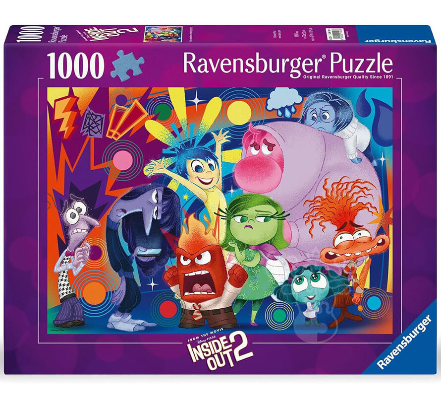 Ravensburger Disney Inside Out 2: New Emotions at headquarters Puzzle 1000pcs