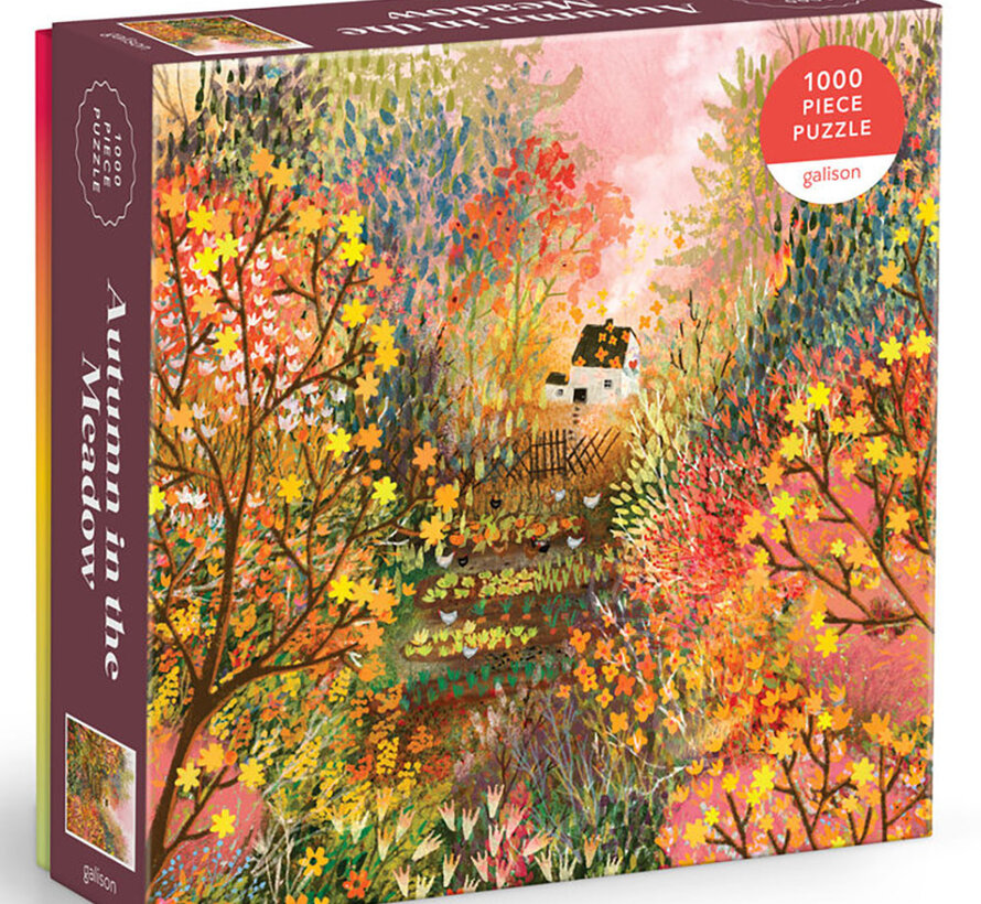 Galison Autumn in the Meadow Puzzle 1000pcs