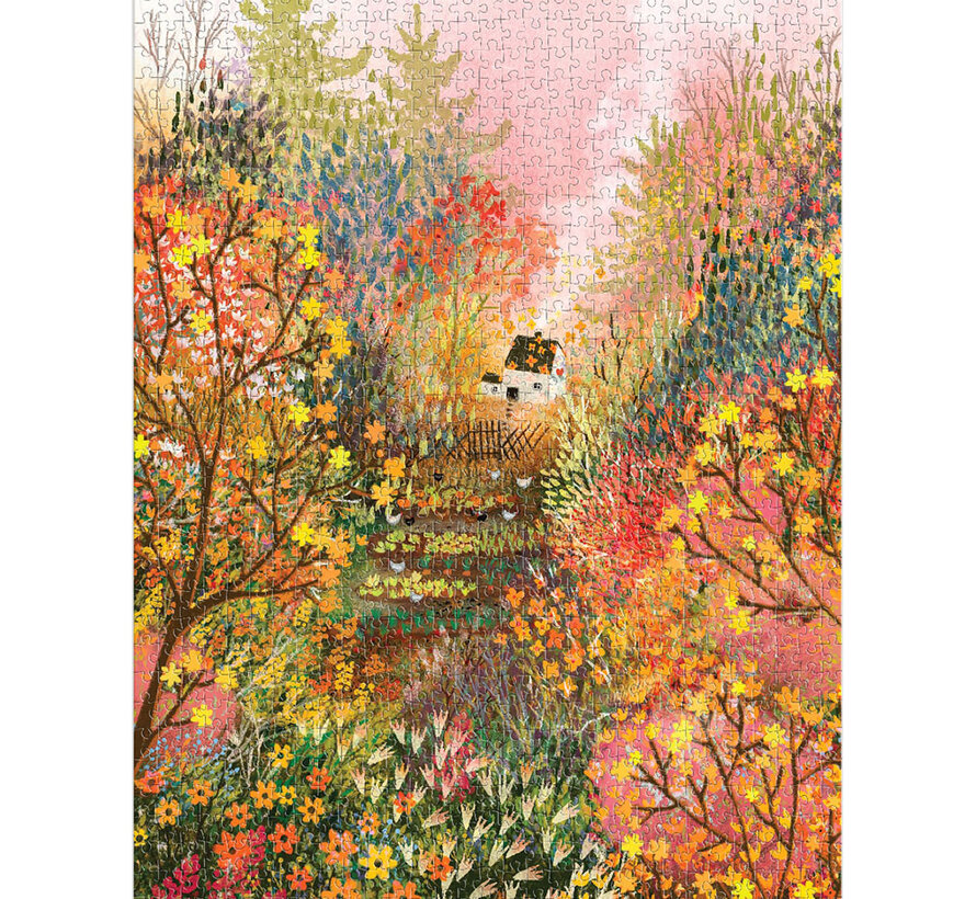 Galison Autumn in the Meadow Puzzle 1000pcs