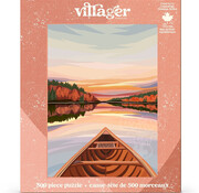 Villager Puzzles Villager Canoeing at Dawn Puzzle 500pcs