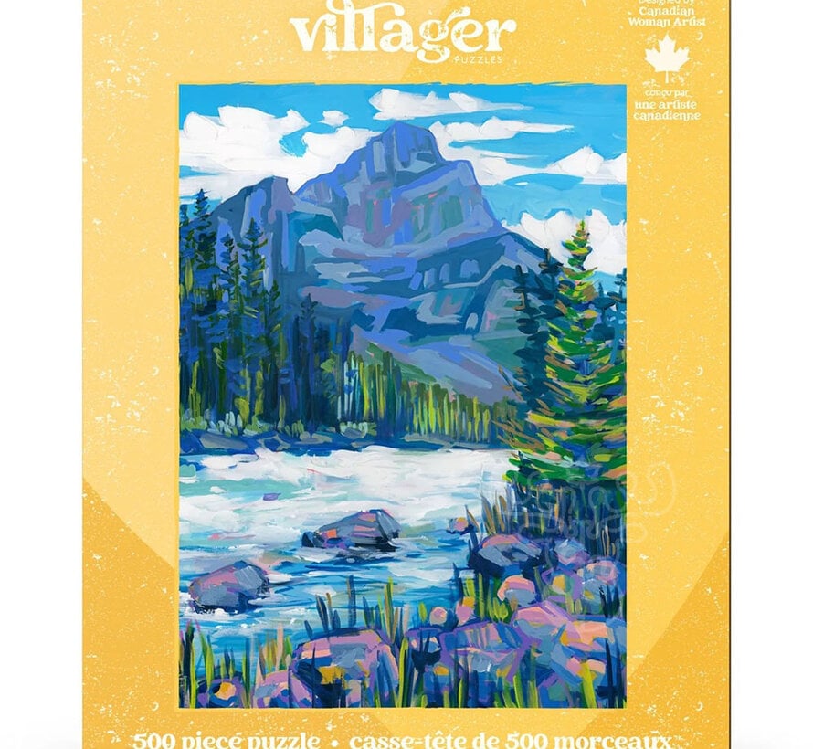 Villager Kicking Horse Mountain Puzzle 500pcs