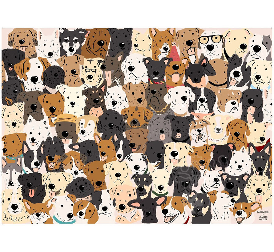Villager Rescue Dogs Puzzle 1000pcs