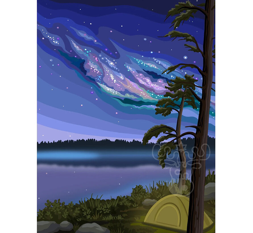 Villager Northern Camping Puzzle 1000pcs