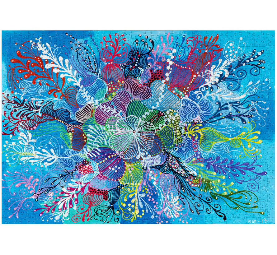 Enjoy Ocean Blues Puzzle 1000pcs