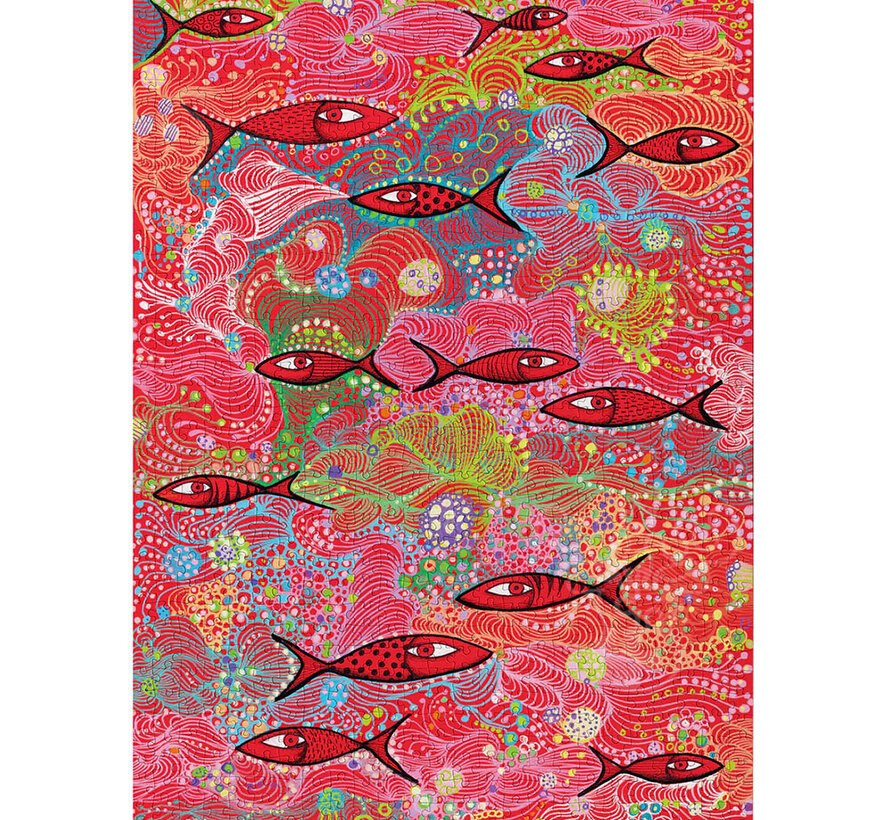 Enjoy Deep Red Puzzle 1000pcs