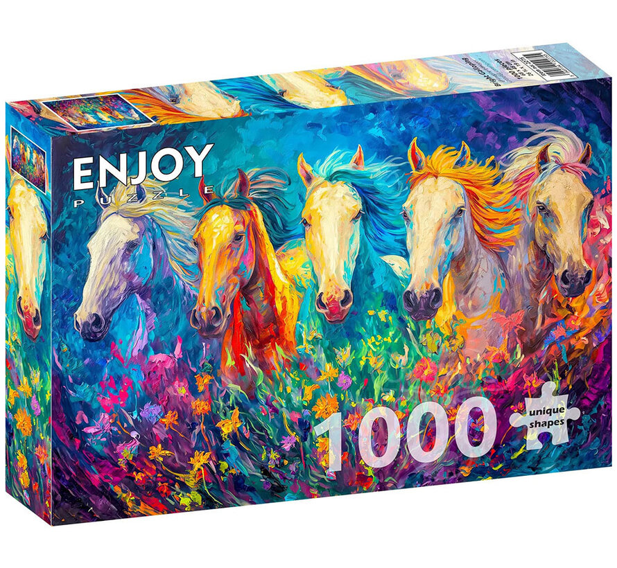 Enjoy Bright Galloping Puzzle 1000pcs