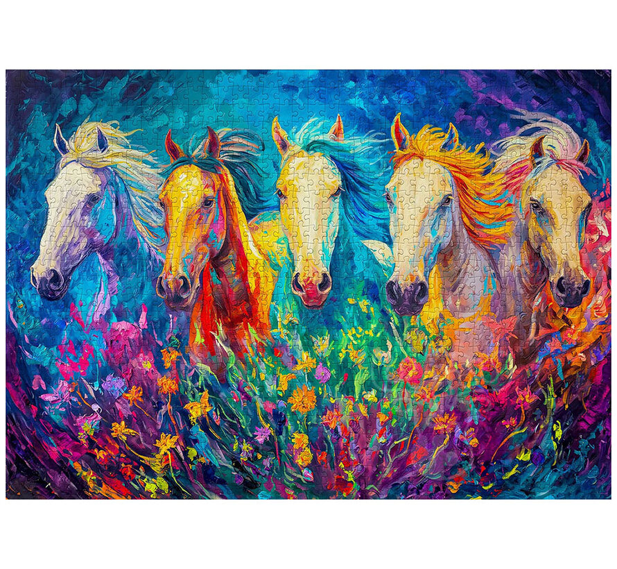 Enjoy Bright Galloping Puzzle 1000pcs