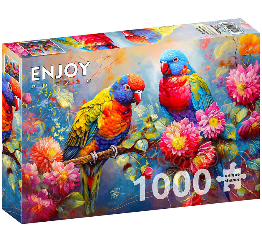 Enjoy Tropical Companions Puzzle 1000pcs