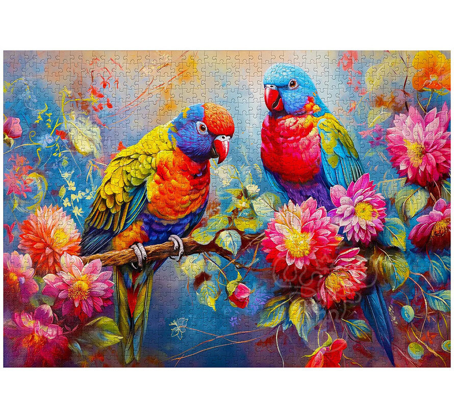 Enjoy Tropical Companions Puzzle 1000pcs