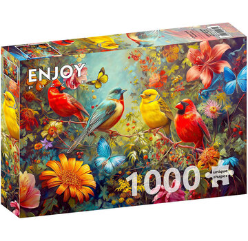 ENJOY Puzzle Enjoy Chirps and Flutters Puzzle 1000pcs