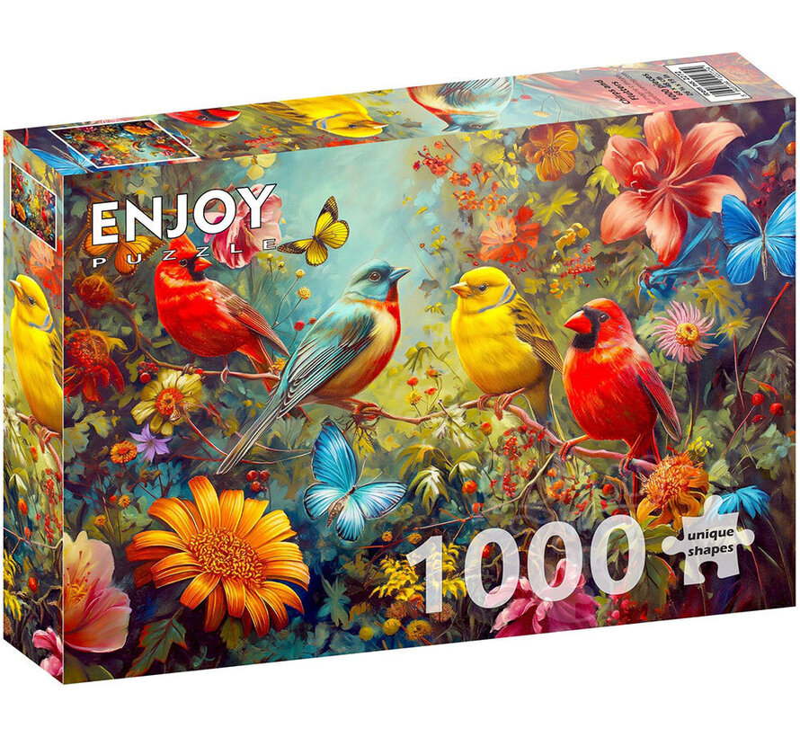 Enjoy Chirps and Flutters Puzzle 1000pcs