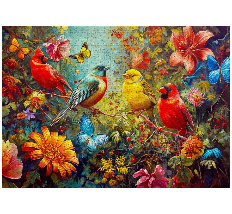 Enjoy Chirps and Flutters Puzzle 1000pcs