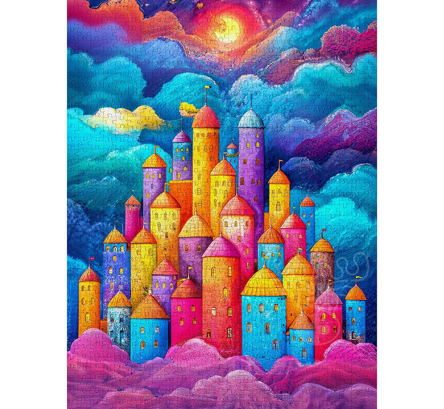 Enjoy Clouds Fortress Puzzle 1000pcs