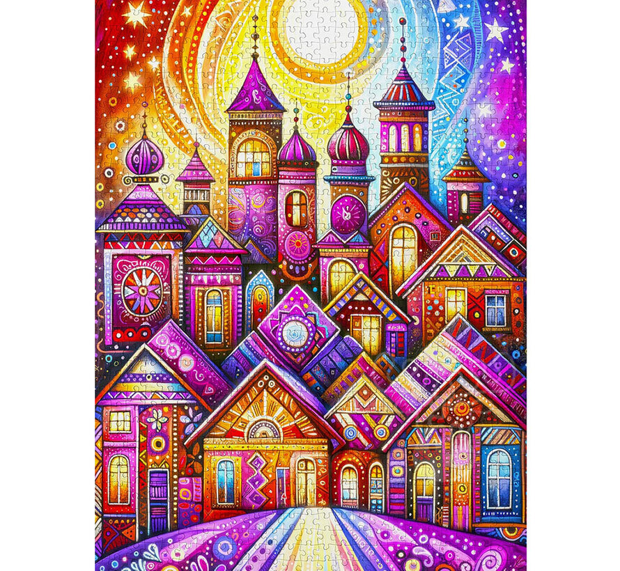 Enjoy Violet Town Puzzle 1000pcs