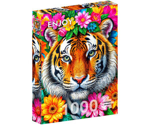 Enjoy Stripes and Blooms Puzzle 1000pcs - Puzzles Canada