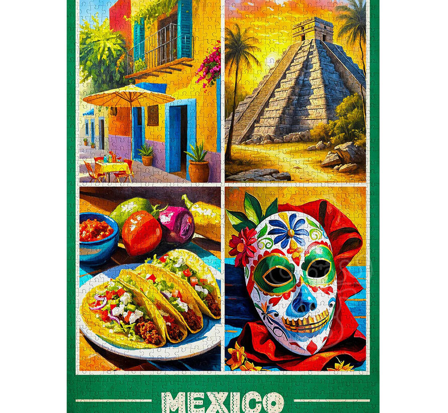 Enjoy Mexico Puzzle 1000pcs