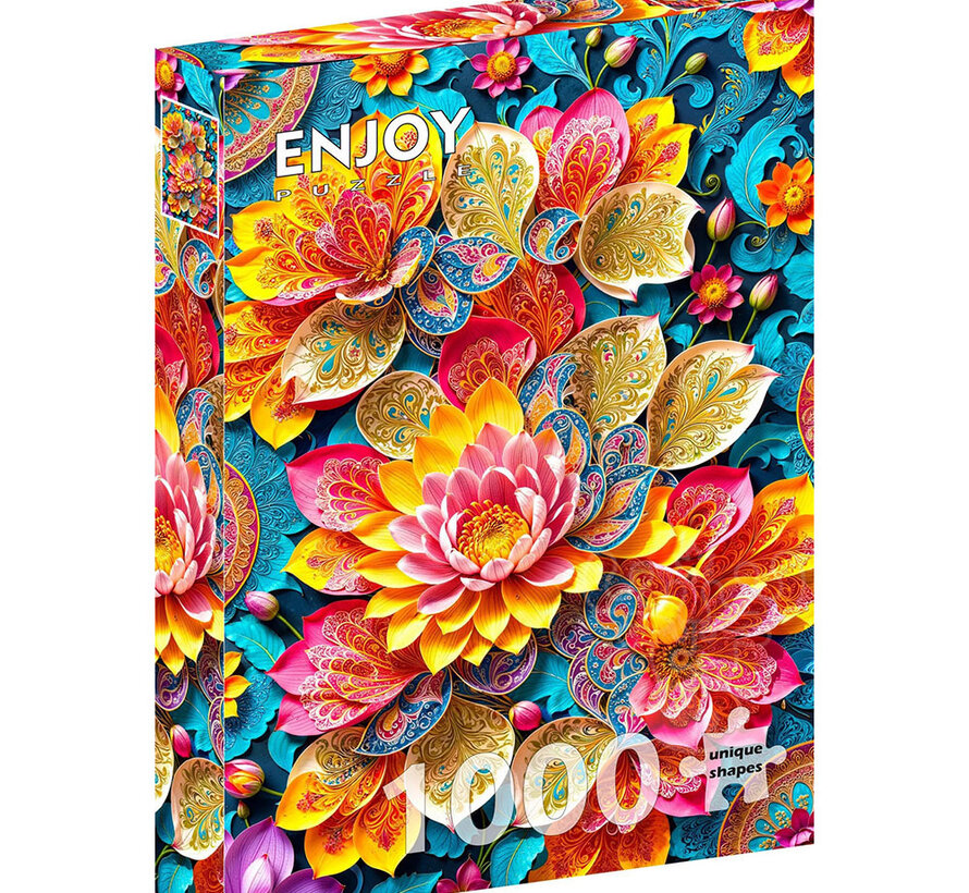 Enjoy Elegant Waterlilies Puzzle 1000pcs