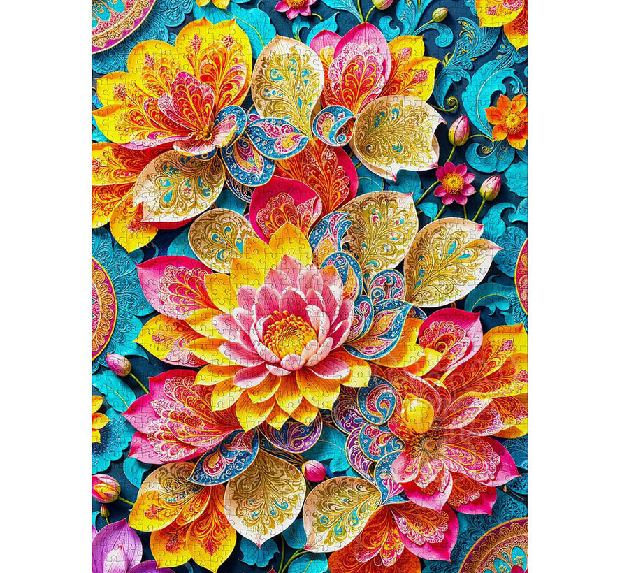 Enjoy Elegant Waterlilies Puzzle 1000pcs