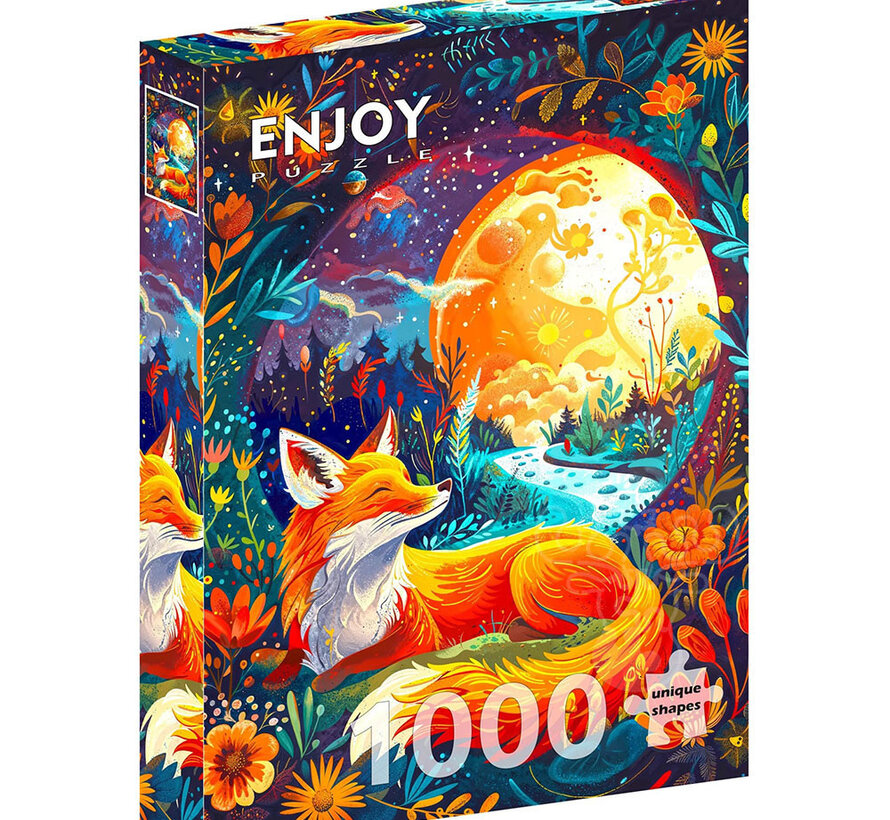 Enjoy Moon Fox Puzzle 1000pcs