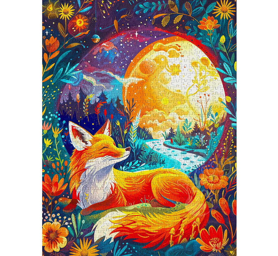 Enjoy Moon Fox Puzzle 1000pcs
