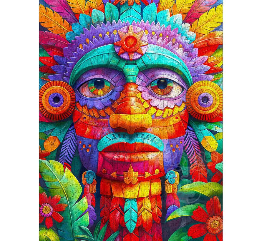 Enjoy Floral Totem Puzzle 1000pcs