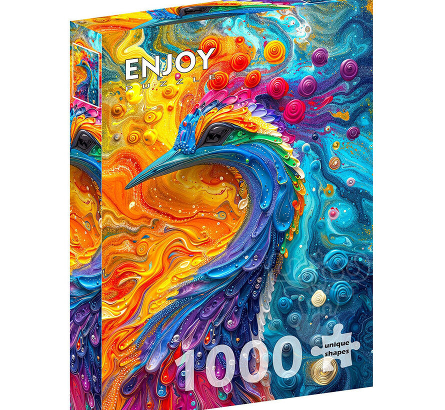 Enjoy Marble Feathers Puzzle 1000pcs