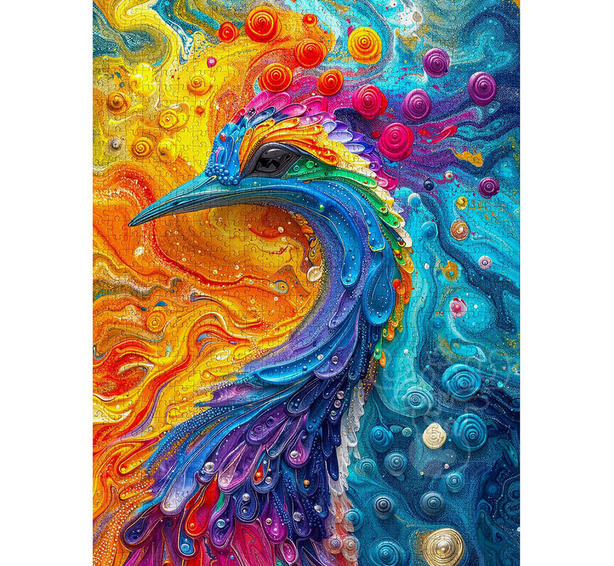 Enjoy Marble Feathers Puzzle 1000pcs