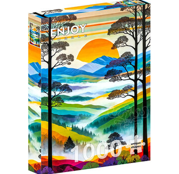 ENJOY Puzzle Enjoy Hilltops Breeze Puzzle 1000pcs