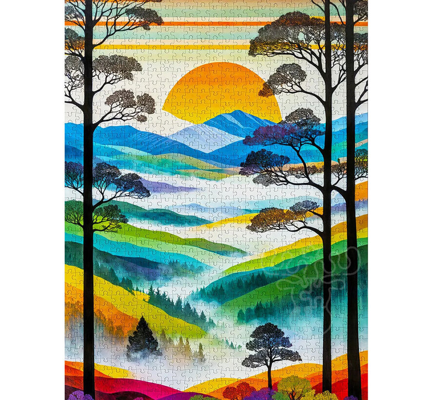 Enjoy Hilltops Breeze Puzzle 1000pcs