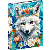 ENJOY Puzzle Enjoy Blooming Snow Fox Puzzle 1000pcs